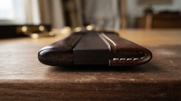 Editorial illustration for Burnished, Painted, or Turned: How to Read the Edge on a Luxury Leather Good