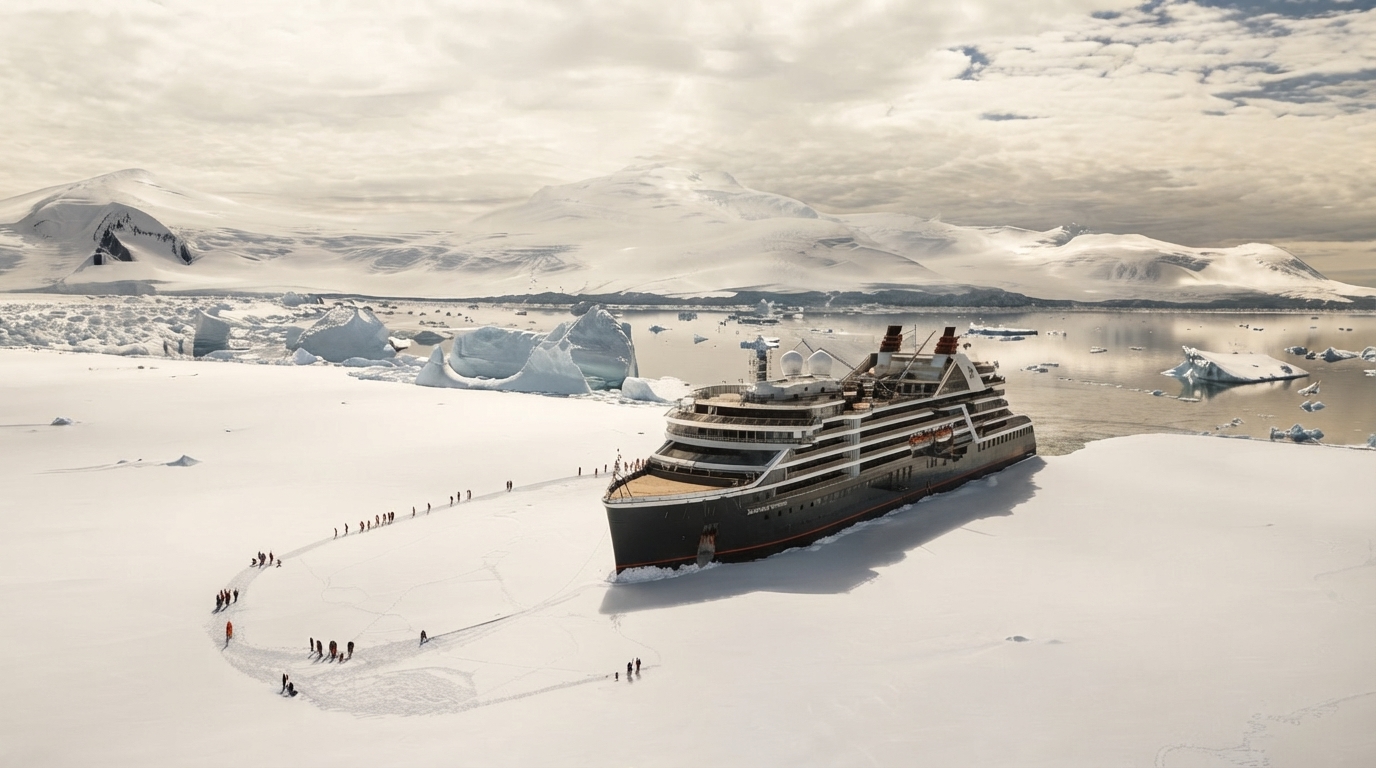 Editorial illustration for Silversea, Viking or Seabourn? Matching an Ultra-Luxury Expedition Cruise to Your Travel Philosophy